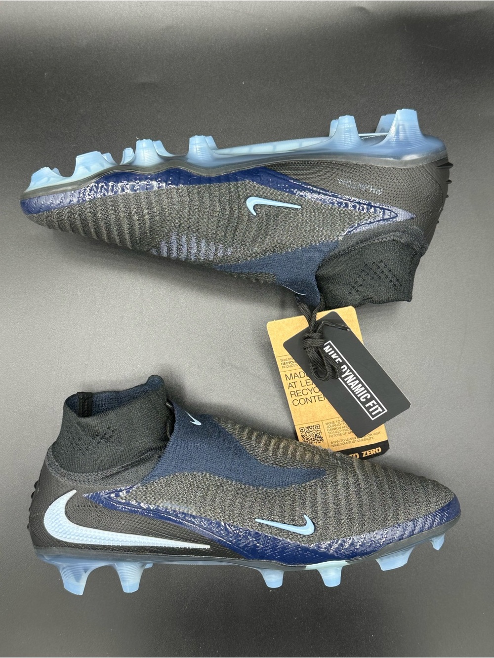 Nike Phantom 6 High Elite FG Shadow Pack Black Blue HJ2147-003 Mens Size 9 - Picture 6 of 6
